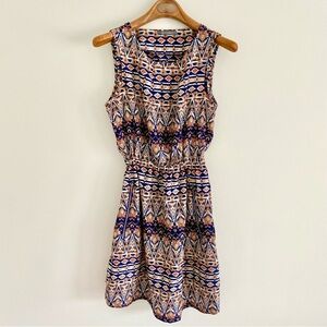 Suzy Shier Aztec Sleeveless Dress